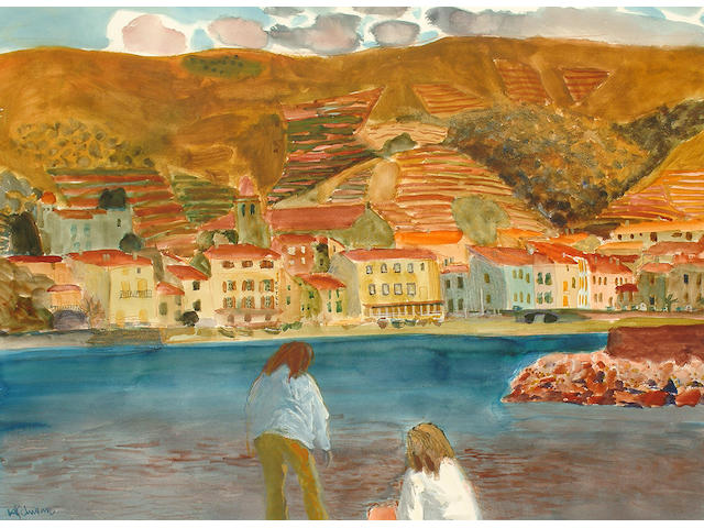 Hans Schwarz (British, 1922-2003) Collioure, France