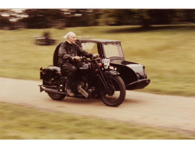 Single family ownership for 59 years,1938 Brough Superior 982cc SS80 & Blacknell Sidecar  Frame no. M8/2006 Engine no. BSX 4706