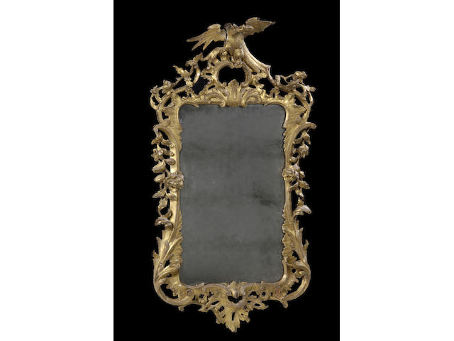 A George III giltwood wall mirror