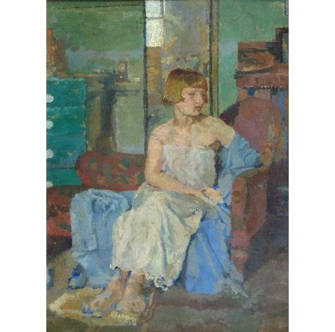 Malcolm Drummond (1880-1941) 'Girl in a Chemise'