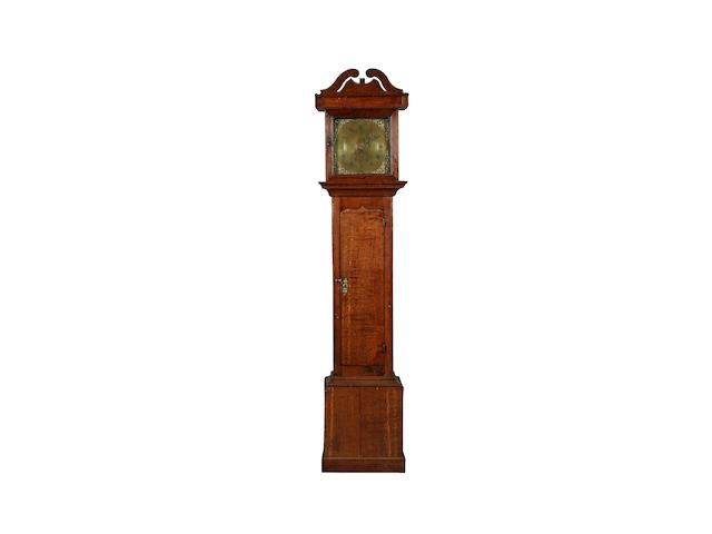 A George III oak-cased 30-hour long-case clock by John Joyce of Ruthin, (1744-1809), sold with weight and pendulum