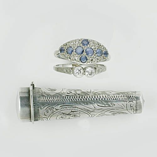 A two stone diamond ring