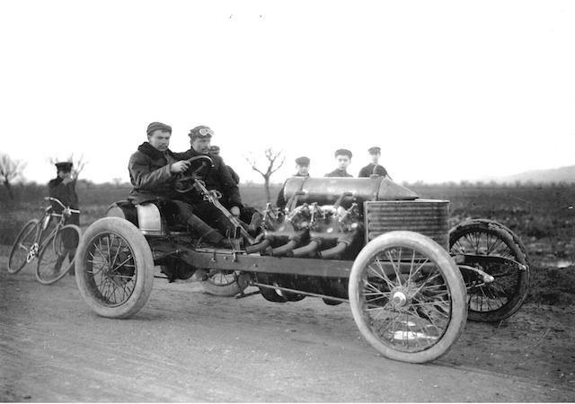 The World Land Speed Record Breaking,1905 200-hp Darracq Sprint Two-Seater