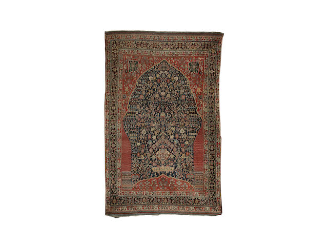 A fine Qashqa'i 'Millefleur' rug South West Persia, 244 x 155cm.