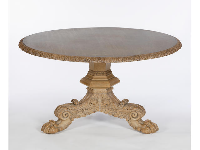 A rosewood centre table circa 1830
