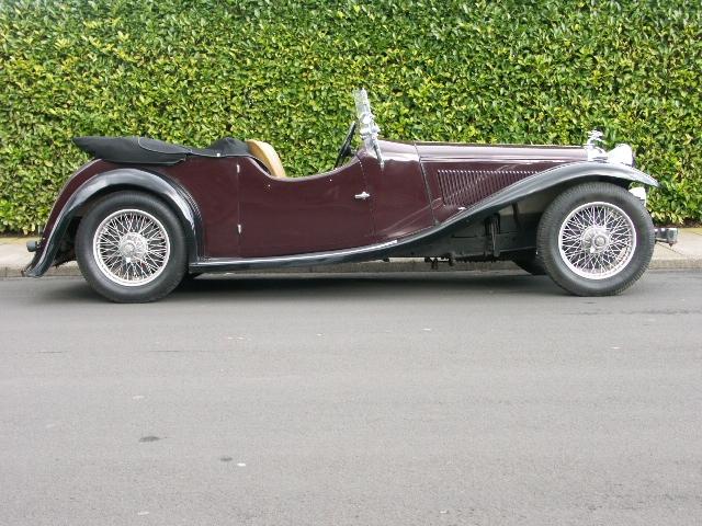 1934 Alvis Speed Twenty SB Tourer  Chassis no. 11838 Engine no. 12287
