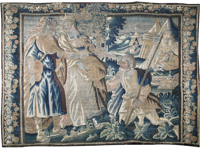 An early 18th century Aubusson tapestry France, 317cm x 233cm