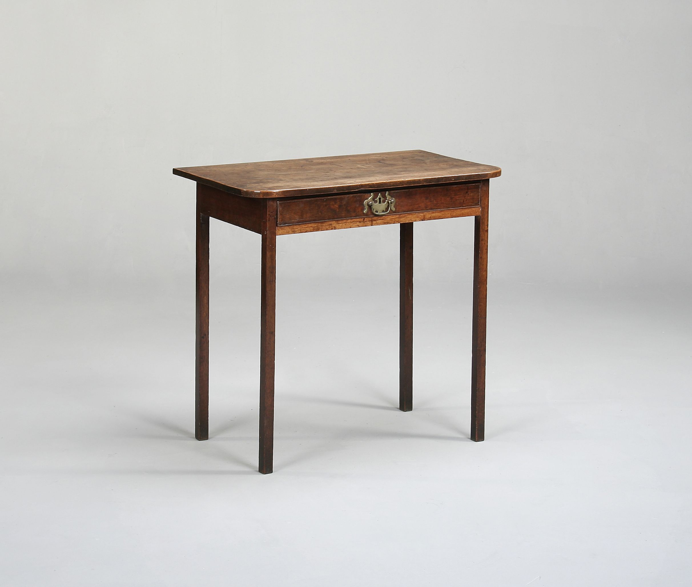 A mahogany side table