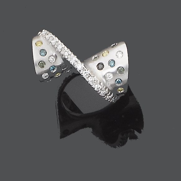 A multi gemset ring