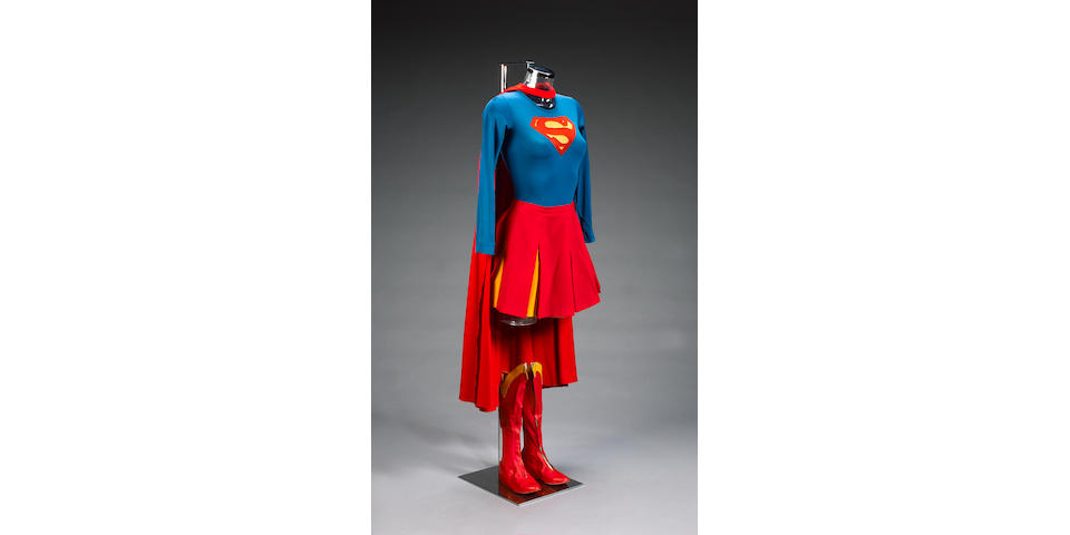 Helen Slater from Supergirl, 1984 A flying cape and flying outfit,