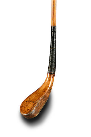 An important, rare and historical golden thornwood Hugh Philp putter