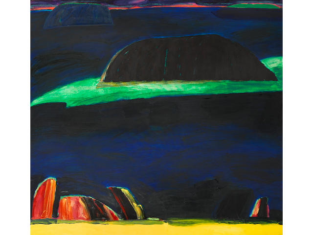 William Crozier (British, 1893-1930) The Western Island 142.2 x 152.5 cm. (56 x 60 in.)