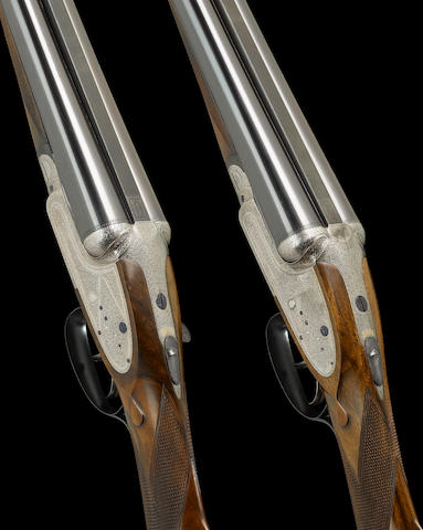 A fine pair of 12-bore sidelock ejector guns by S. Grant, no. 6197/8
