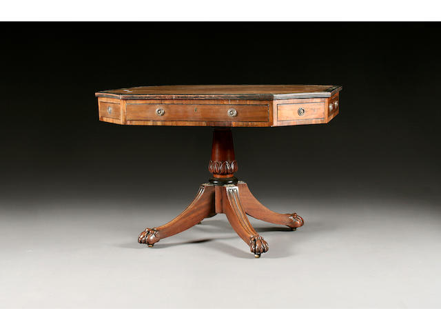 A Regency Rosewood centre table
