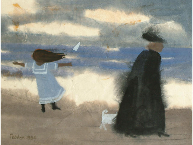 Mary Fedden R.A. (British, b.1915) Stormy Weather 15 x 20 cm. (5 7/8 x 7 7/8 in.)