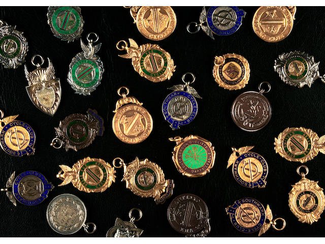 An interesting collection of cycling medals, circa 1920s