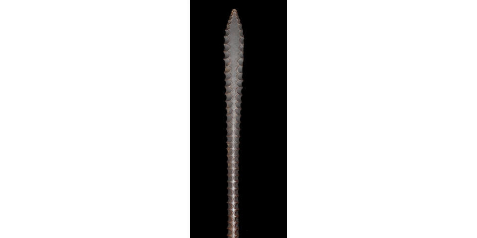 A Rarotonga paddle Cook Islands 83&#190;in (213cm) long