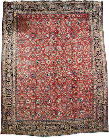 A Tabriz carpet North West Persia, 15 ft x 11 ft 6 in (457 x 350 cm)