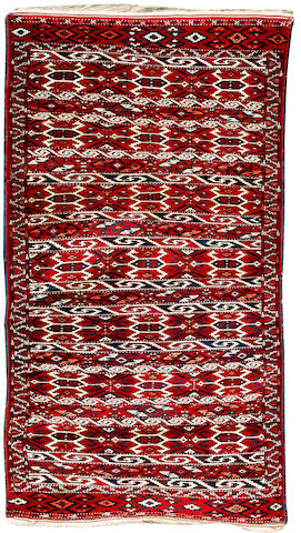 A Yomut rug West Turkestan, 7 ft 6 in x 4 ft 1 in (230 x 125 cm)