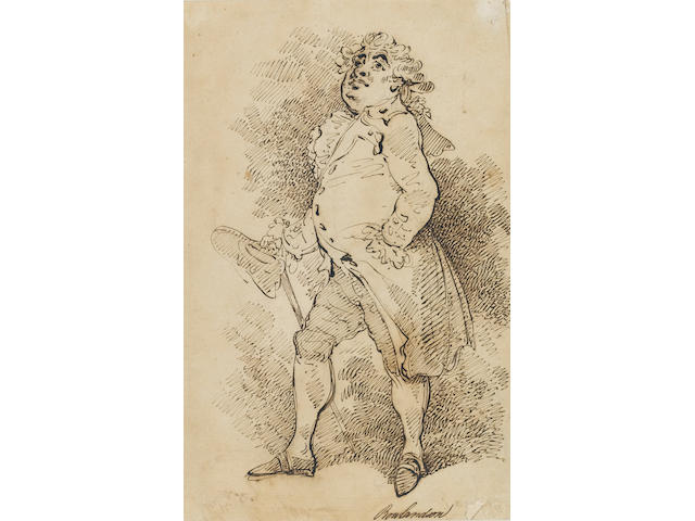 Charles James Fox (1749-1806)Portrait by Thomas Rowlandson (British, 1756-1827)