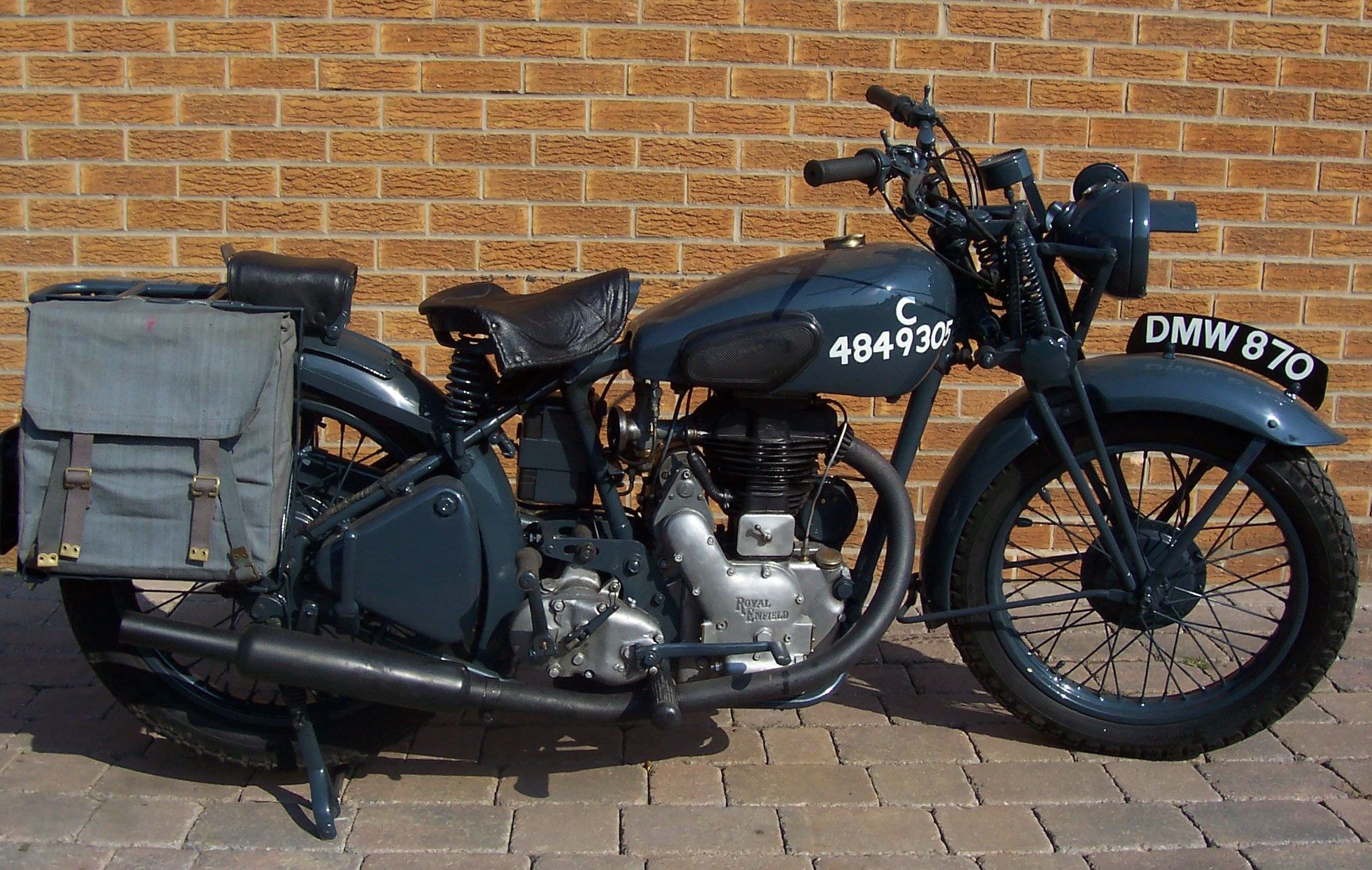 Bonhams Cars : 1946 Royal Enfield 346cc Model WD/CO Frame no. 16305 ...