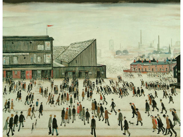Laurence Stephen Lowry (1887-1976) 'Going to the Match'