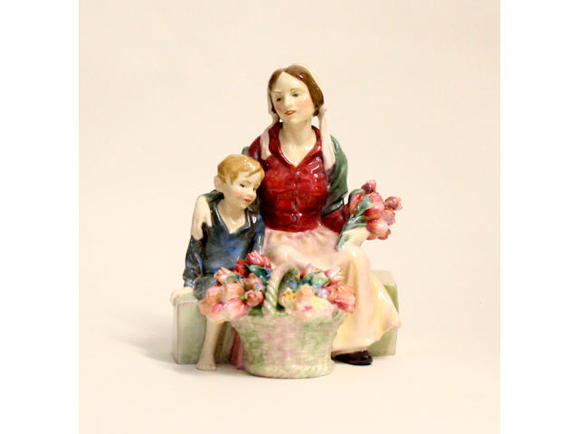 Figurines A Royal Doulton figure The Little Mother
