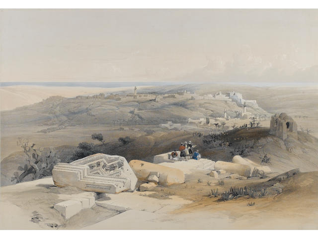 After David Roberts, RA 12&#189; x 19in, 13&#189; x 19&#189;in, 12&#189; x 19in, 13&#189; x 19&#189;in.