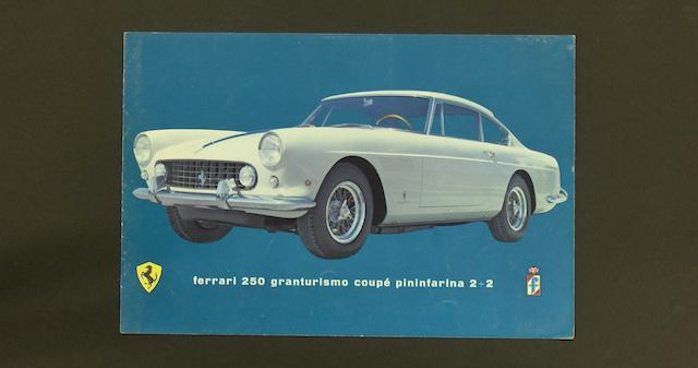 A sales brochure for the Ferrari 250 GT coupe pininfarina 2+2,