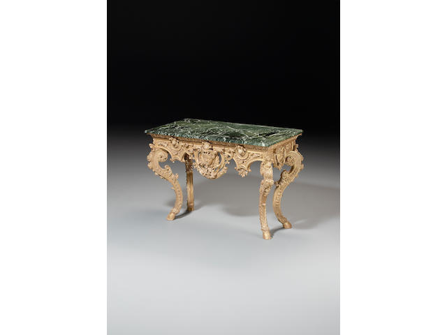 A George I carved giltwood Console Table