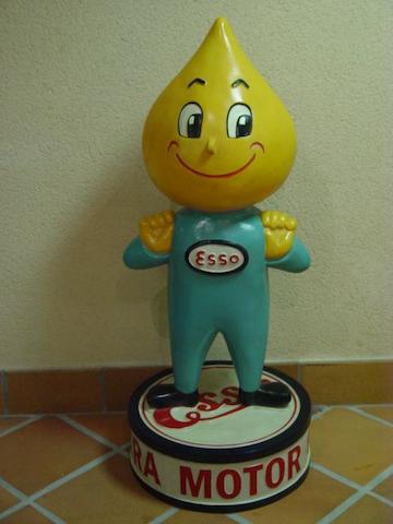 A hand-painted Esso 'Mr Drip' promotional forecourt figure,