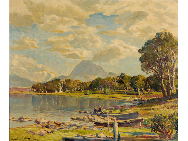 Samuel John Lamorna Birch R.A., R.W.S., R.W.A. (British, 1869-1955) "Loch Maree",