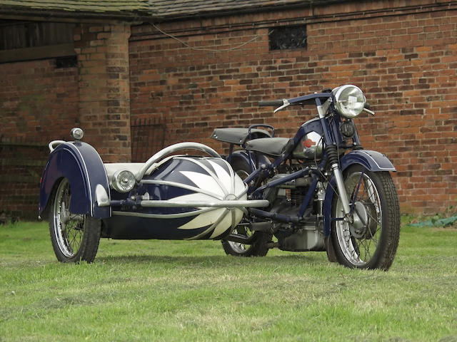 1938 Nimbus 750cc Four & Bender Sports Sidecar  Frame no. 4236 Engine no. Sidecar chassis no. A4038