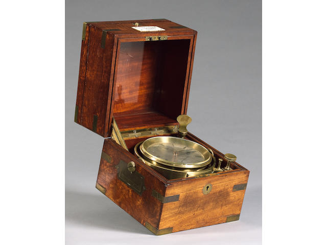 A Usher & Cole two day marine chronometer, English, early 20th century,