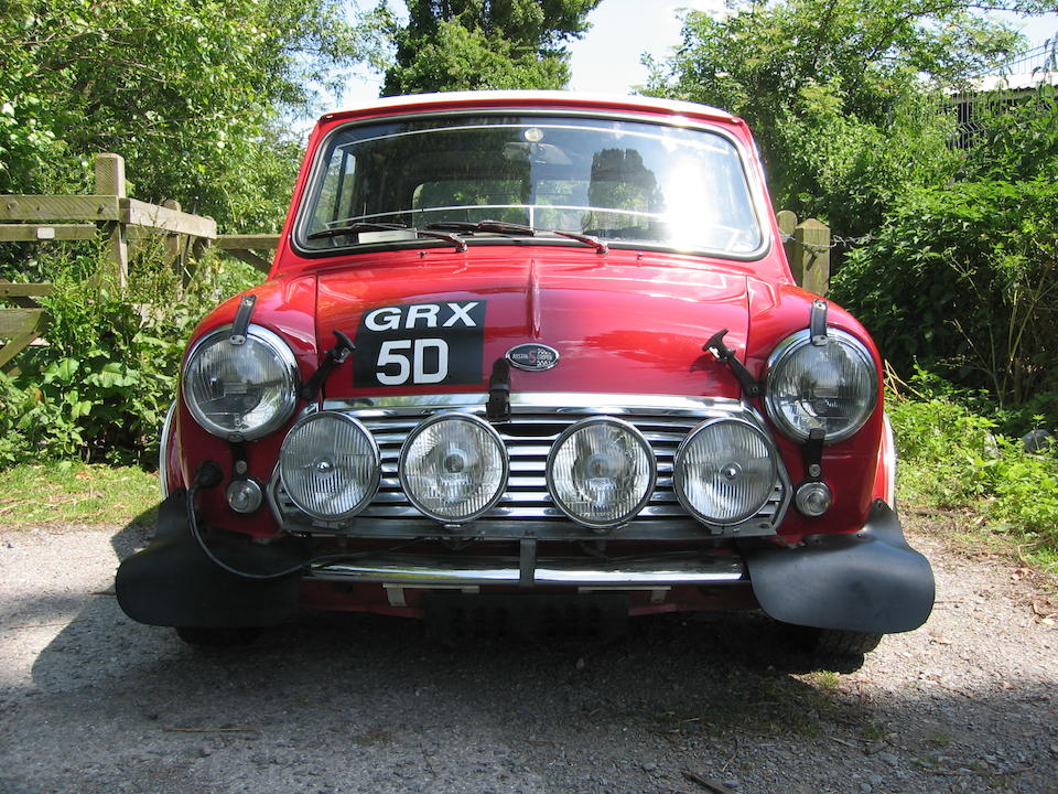 Ex-Works Paddy  Hopkirk 1967 Circuit of Ireland winner,1966 Austin Mini Cooper 'S'  Chassis no. C.A2S7 820483 Engine no. 9F.SA.Y 39689