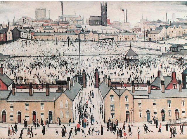 Laurence Stephen Lowry R.A. (British, 1887-1976) 'Britain at Play'
