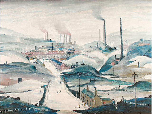 Laurence Stephen Lowry R.A. (British, 1887-1976) "Industrial Panorama",