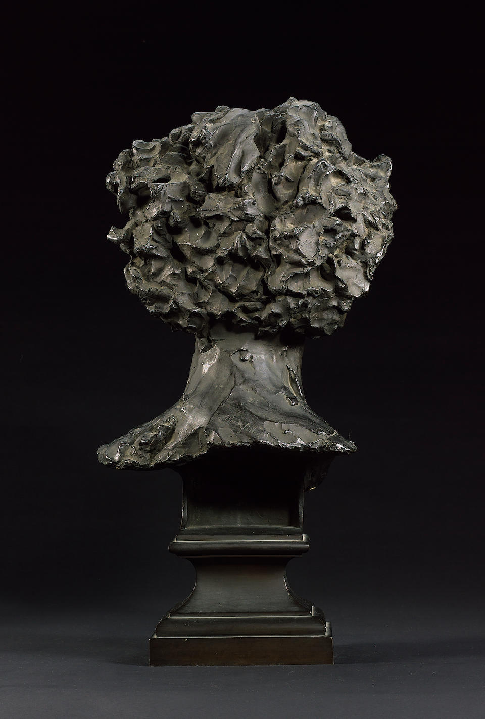 Alfred Gilbert:  Ignace Jan Paderewski, 1891 (cast 1934), Bronze, 60cm high, inscribed on base of ne