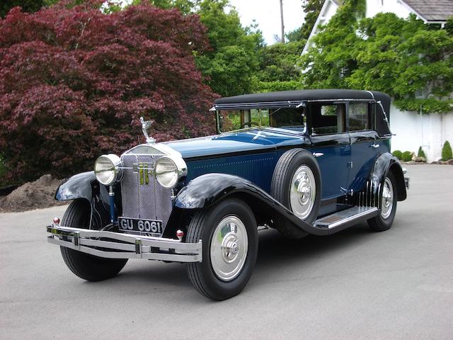 1929 Isotta-Fraschini Tipo 8A 7.4 litre Sport Landaulette  Chassis no. 1390 Engine no. 1390