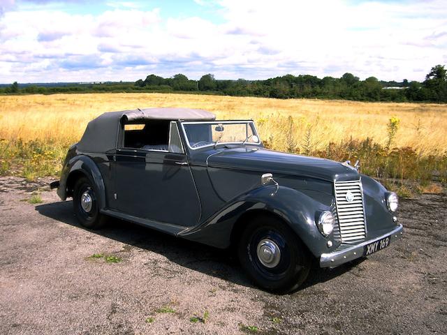 1952 Armstrong Siddeley 18hp Hurricane Drophead Coup&#233;  Chassis no. 1812323 Engine no. E1812031