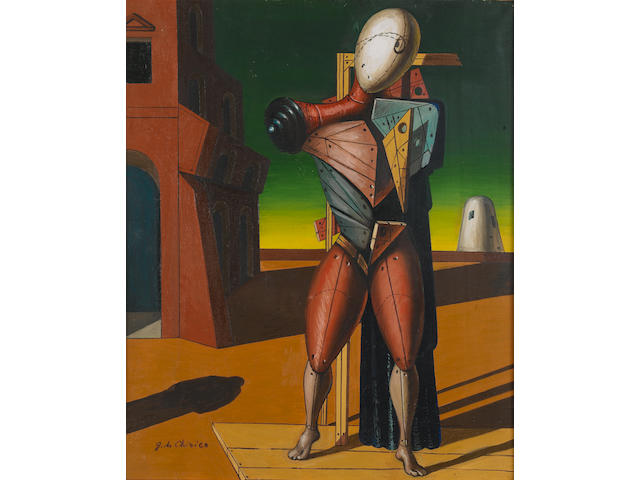 Giorgio de Chirico (Italian, 1888-1978) Il Trovatore, 60 x 48 cm (23 5/8 x 19 in)