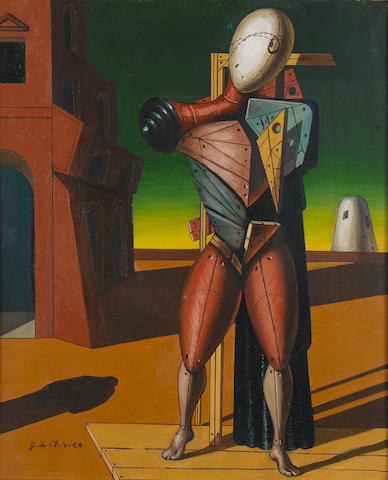 Giorgio de Chirico (Italian, 1888-1978) Il Trovatore, 60 x 48 cm (23 5/8 x 19 in)