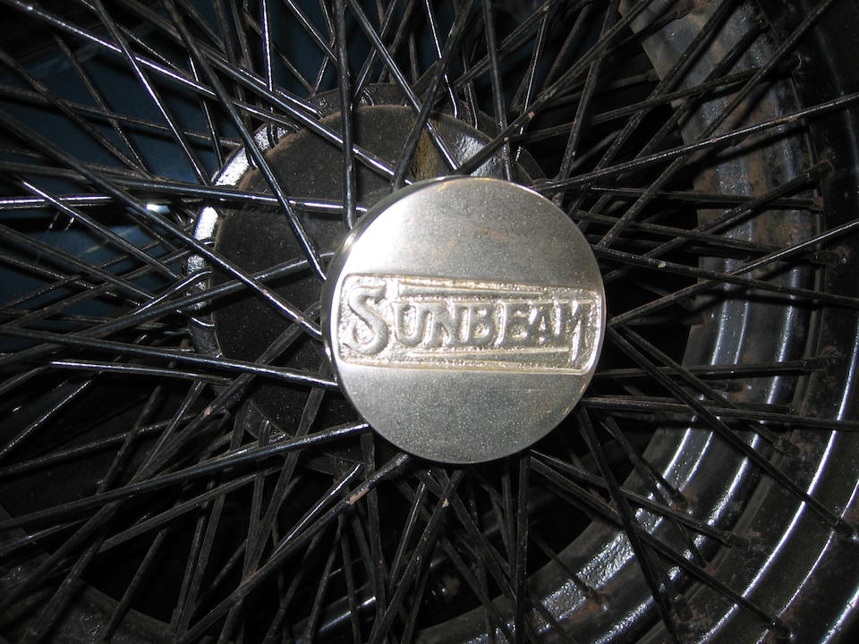1926 Sunbeam 3-Litre Super Sports 4-Seater Tourer  Chassis no. 4107F Engine no. 4115F