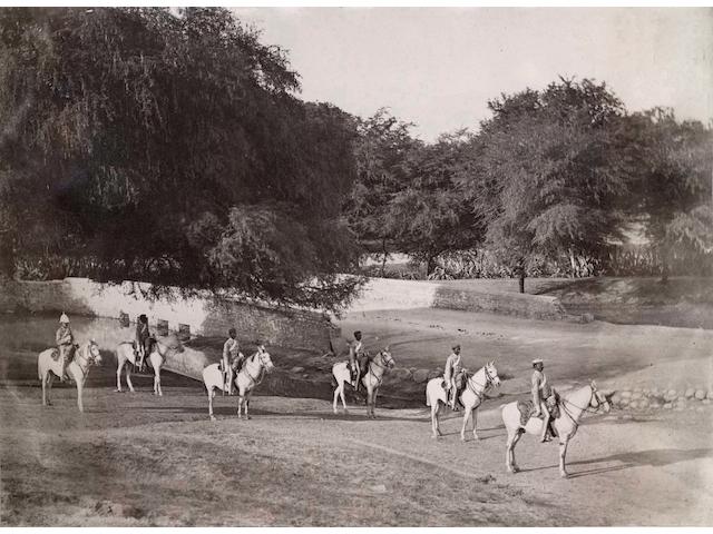 HOOPER (WILLOUGHBY WALLACE)  Military life and native scenes in Central and Southern India, many att