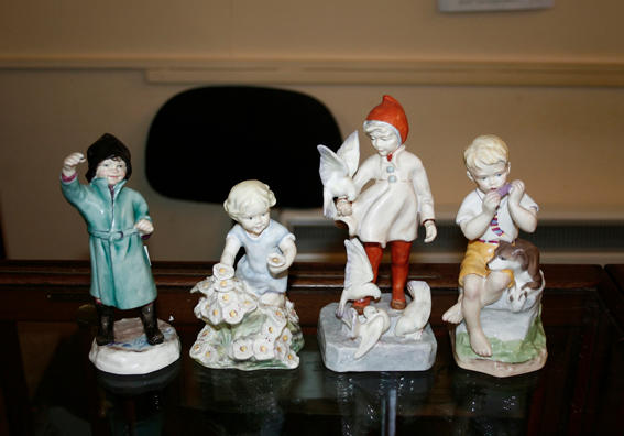 A set of twelve Royal Worcester Months of the Year figurines