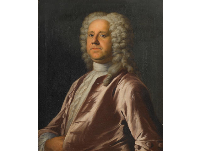 Circle of Jonathan Richardson (London 1665-1745) Portrait of a gentleman, half-length,