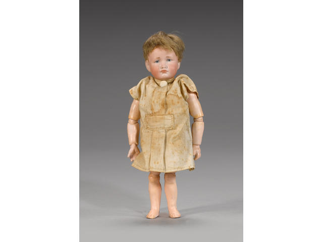 Rare small Kammer & Reinhardt 114 bisque head character doll, circa 1910