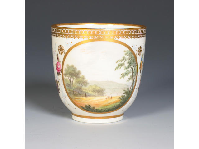 A Derby coffee cup by Zachariah Boreman and William Billingsley Circa 1790