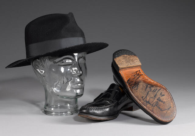Bonhams A Hat And Pair Of Shoes Worn By Michael Jackson In The Tv Special Michael Jackson 30th Anniversary Celebration