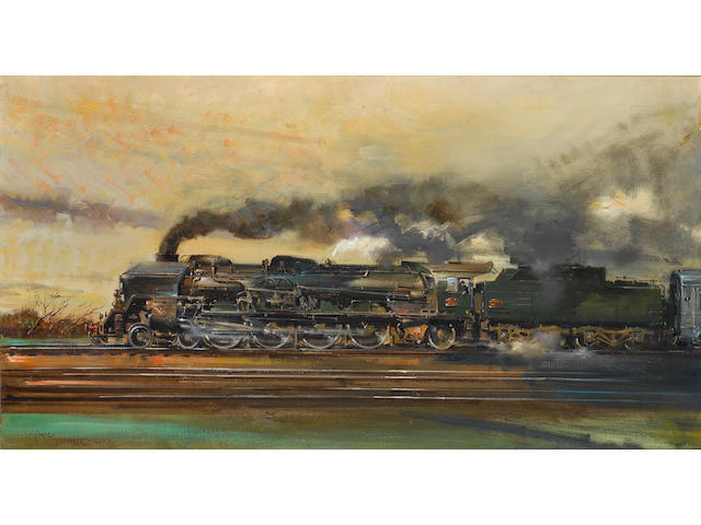 Terence Cuneo (British, 1907-1996) The Mistral 57 x 101.5 cm. (22 1/2 x 40 in.)